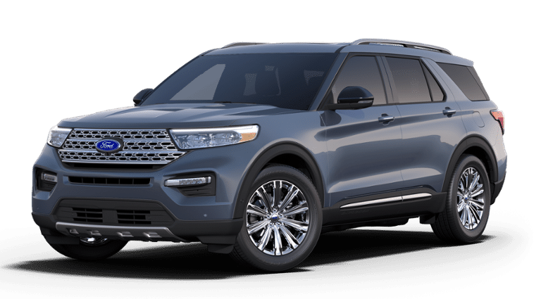 21 Ford Explorer Limited Infinite Blue 3 3l Hybrid Engine Viau Ford 1990 Inc